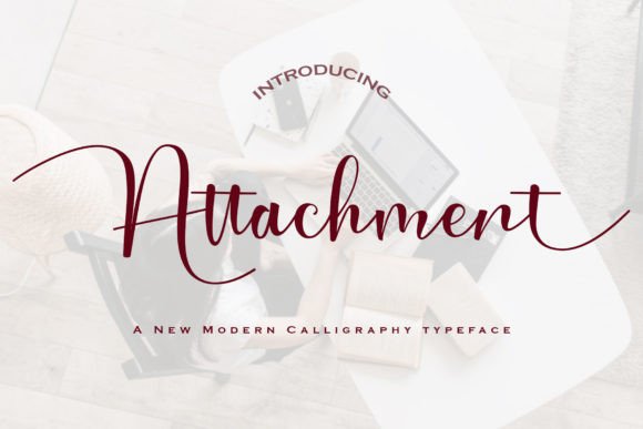 Attachment Font: Weaving Elegance into Every Design