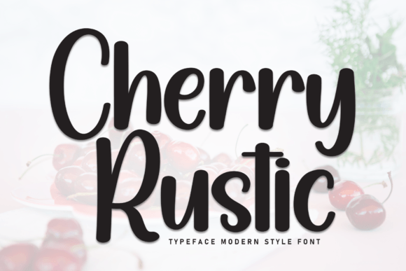 Cherry Rustic: Bringing Handwritten Charm to Your Projects