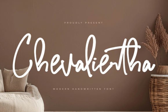 Chevaliertha: A Modern Handwritten Script Font