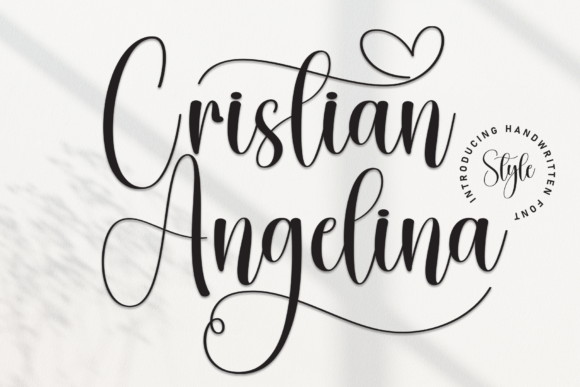 Cristian Angelina: A Handwritten Font That Feels Like a Friend