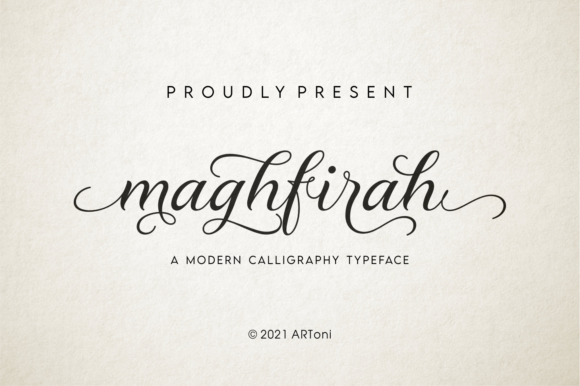 Discovering Maghfirah: An Elegant Handwritten Typeface