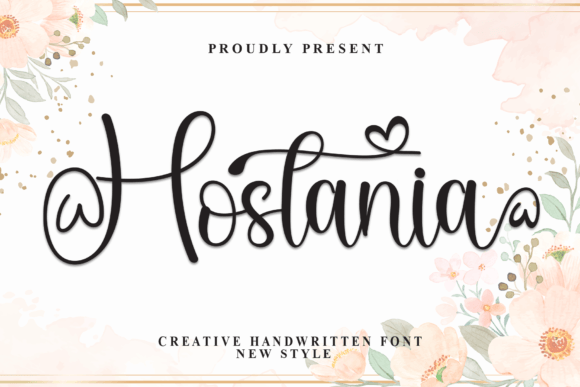 Hostania: A Handwritten Font for Modern Creatives