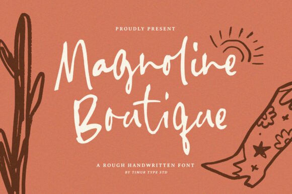 Magnoline Boutique: The Handwritten Font with Authentic Charm