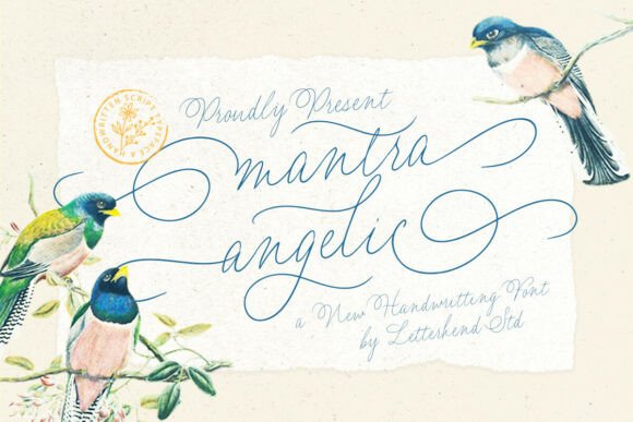 Mantra Angelic Pua: Your Go-To Font for Elegant, Handwritten Charm