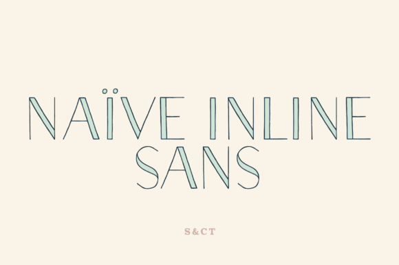 Naive Inline Sans: A Layered Font for Modern Design