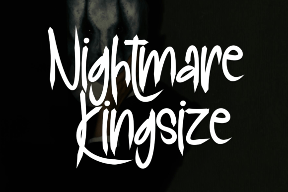 Nightmare Kingsize: Bold Handwritten Font for Powerful Designs