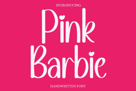 Pink Barbie Font: Bringing Modern Elegance to Your Designs