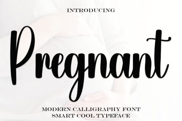 Pregnant Font: Merging Classic Calligraphy with Modern Design
