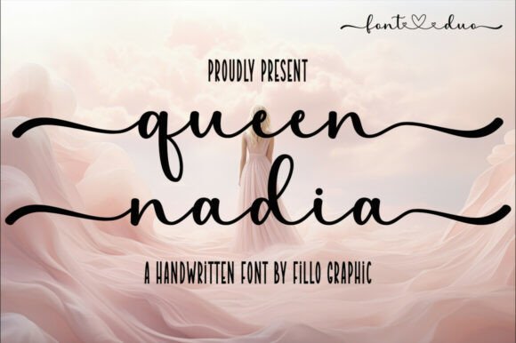 Queennadia: Where Graceful Script Meets Clean Structure