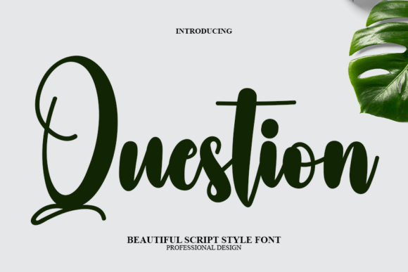 Question: The Delicate Handwritten Font for Unique Designs