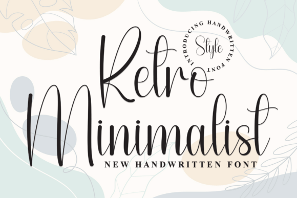 Retro Minimalist: The Handwritten Script for Modern Brands