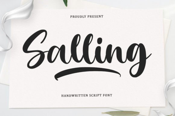 Salling Script: A Modern Calligraphic Font for Creative Projects